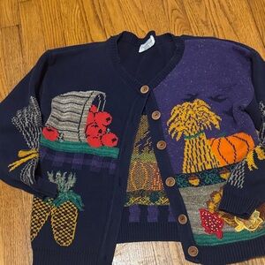 Thick cotton vintage cardigan